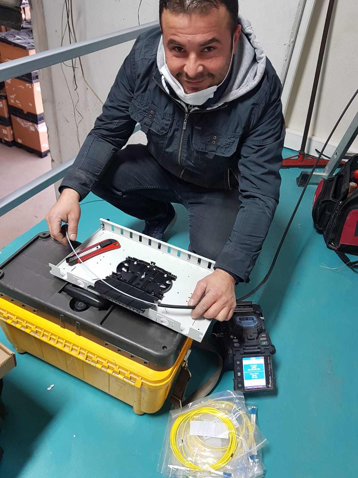 Belenco'ya Fiber Sonlandırma 